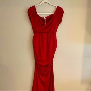 Pink Blush Maternity Gown